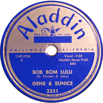 Gene And Eunice - Bom Bom Lulu Aladdin 78