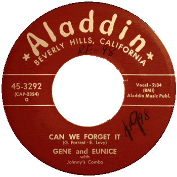 Gene And Eunice - Can We Forget It Aladdin 45