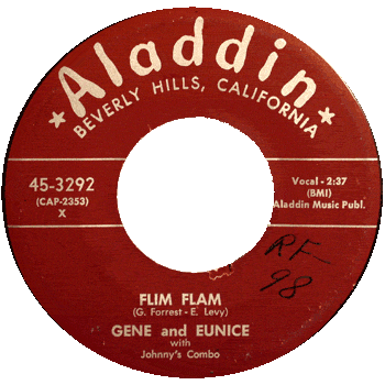 Gene And Eunice - Flim Flam Aladdin 45