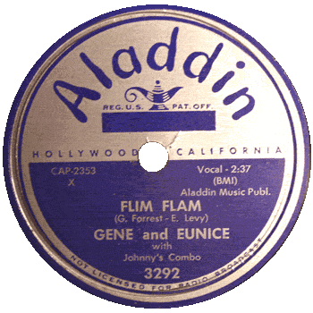 Gene And Eunice - Flim Flam Aladdin 78