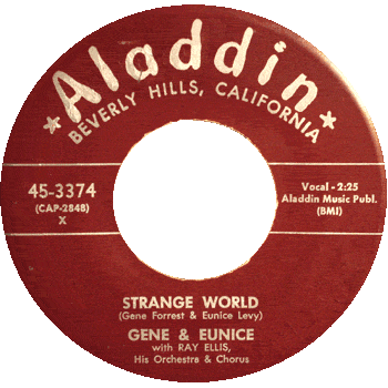 Gene And Eunice - Strange World Aladdin 45