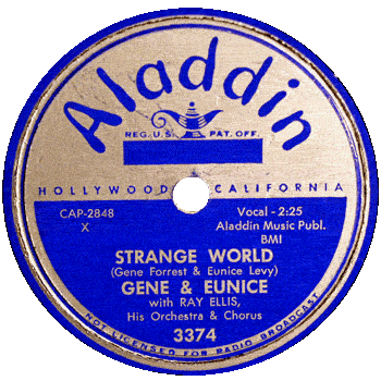 Gene And Eunice - Strange World Aladdin 78