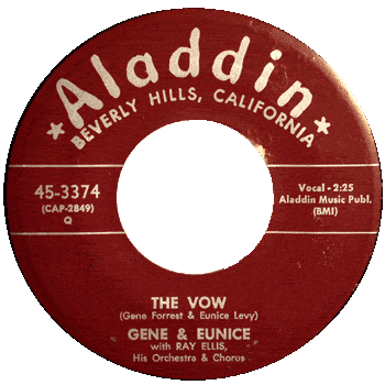 Gene And Eunice - The Vow Aladdin 45