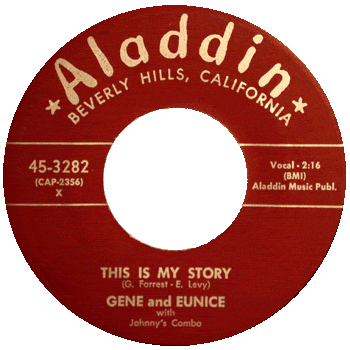 Gene And Eunice - This Is My Story Aladdin 45