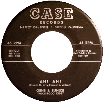 Gene And Eunice - Ah Ah Case Stock 45