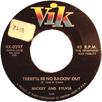 Mickey And Sylvia - They'll Be No Backin Out Vik 45