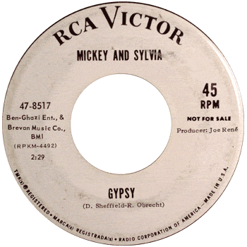 Mickey And Sylvia - Gypsy RCA Promo
