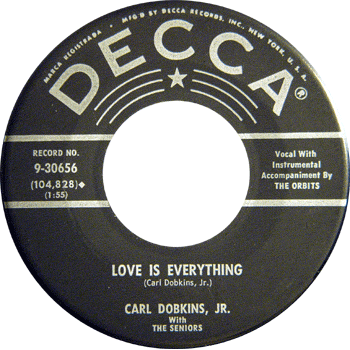 Carl Dobkins Jr. -  Love Is Everything Stock