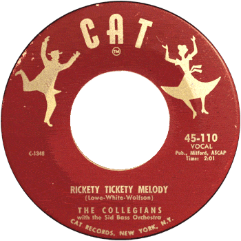 Collegians - Rickety Tickety Melody 45