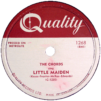 Chords - Little Maiden Canada 78
