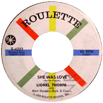 Lionel Thorpe -She Was Love