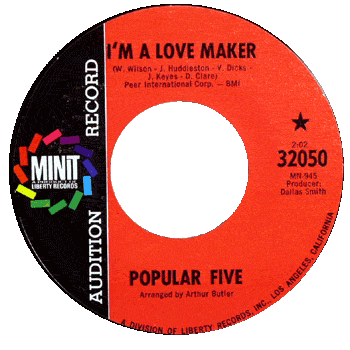 Popular Five -I'm A Love Maker Minit Promo
