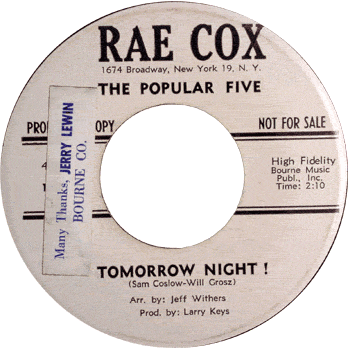 Popular Five - Tomorrow Night Rae Cox Promo