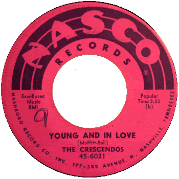 Crescendos - Young And In Love Stock Nasco