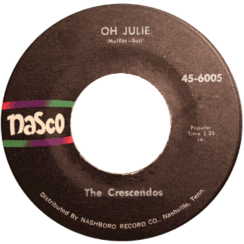 Crescendos - My Oh Julie Nasco 45 late