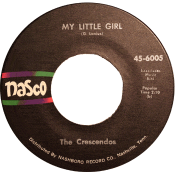 Crescendos - My My Little Girl Nasco 45 Late