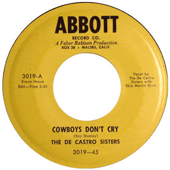 De Castro Sisters - Cowboys Don't Cry