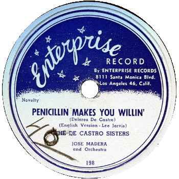 De Castro Sisters - Penicillin Enterprise 78