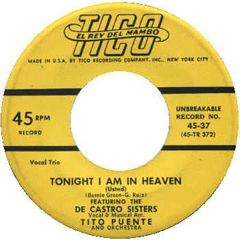De Castro Sisters - Tonight I Am In Heaven 45 Tico