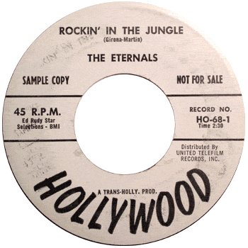 The Eternals - Rockin In The Jungle White Promo