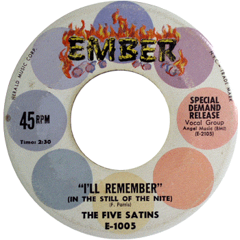 Five Satins - I'll Remember In The Still Of The Night