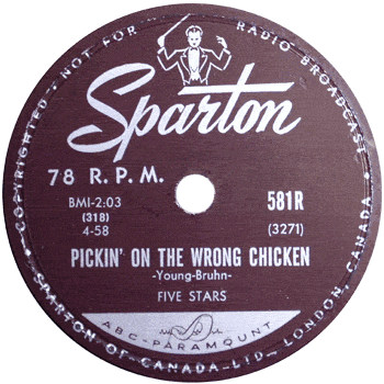 Five Stars - Pickin On The Wrong Chicken Sparton 78