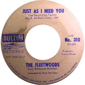 Fleetwoods -Just As I Need You Promo