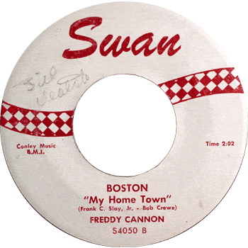 Freddy Cannon - Boston My Home Town 