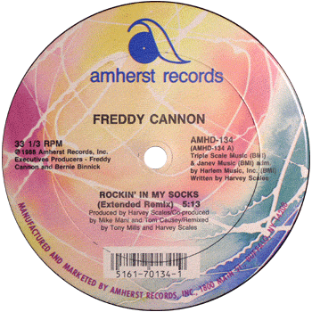 Freddy Cannon - Rockkin In My Socks Instrumental Stock 12 inch