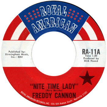 Freddy Cannon - Nite Time Lady