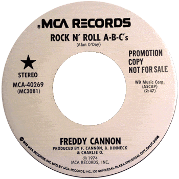 Freddy Cannon - Rock N Roll ABC's 2