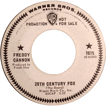 Freddy Cannon - 20th Century Fox Promo