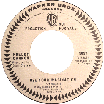 Freddy Cannon - Use Your Imagination Promo