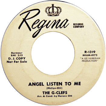 G-Clefs - Angel Listen To Me Regina Promo