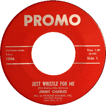 Jimmy Charles - Just Whistle For Me Promo