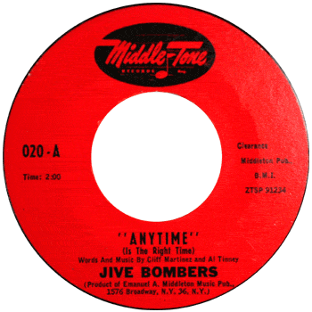 Jive Bombers - Anytime Middletone