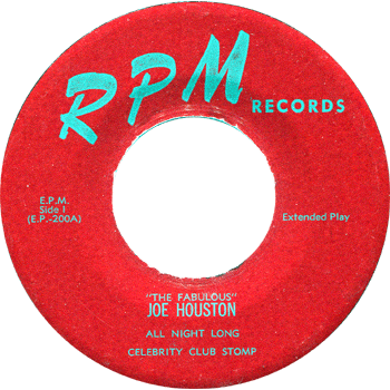 Joe Houston - EP Side 1  Modern/RPM