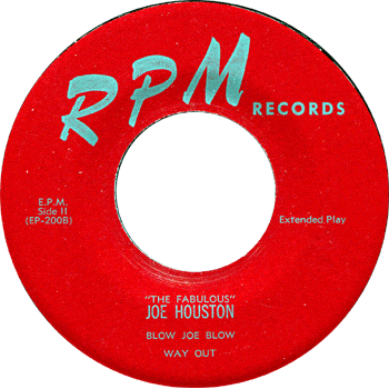 Joe Houston - EP Side 2  Modern/RPM