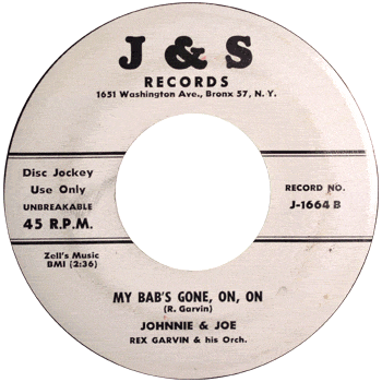 Johnnie And Joe - My Baby's Gone On On