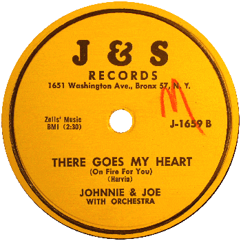 Johnnie And Joe - There Goes My Heart J+S 78