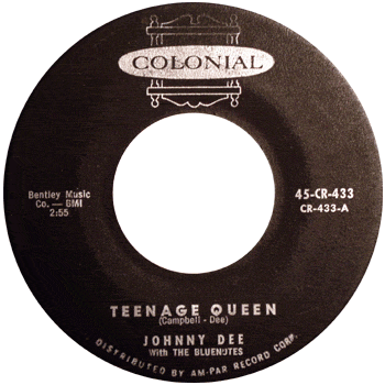 Johnny Dee - Teenage Queen 45
