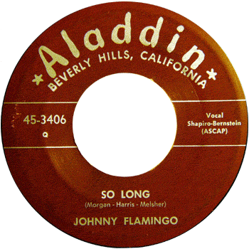 Johnny Flamingo So Long Aladdin
