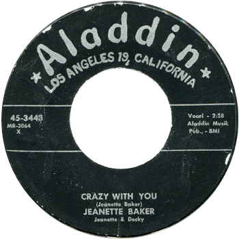 Jeanette Baker - Crazy With You Aladdin Stock