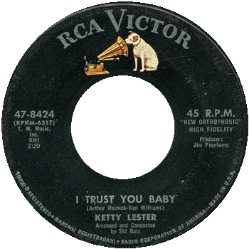 Ketty Lester - I Trust You Baby