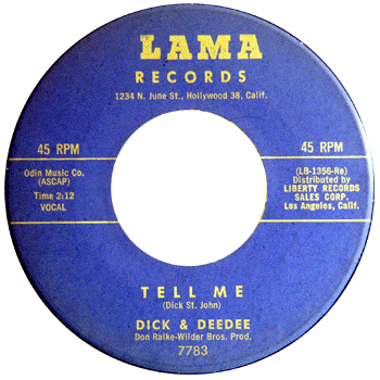 Dick And Dee Dee - Tell Me Lama