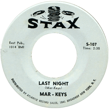 Mar-Keys - Last Night - Stax