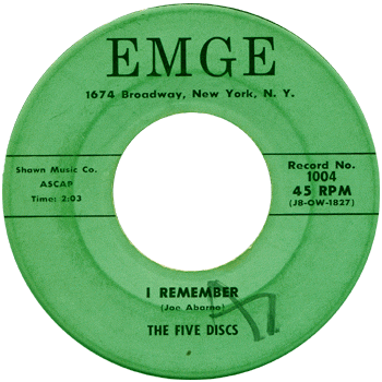 Five Discs - I Remember Emge