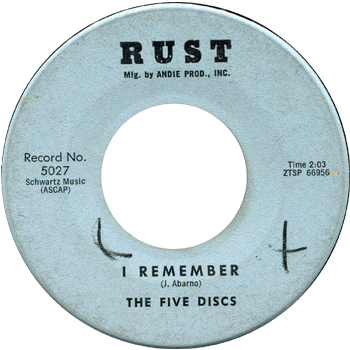 Five Discs - I Remember Rust 1