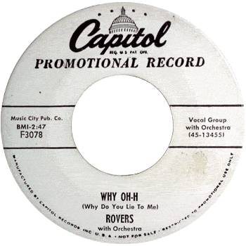 Rovers - Why Ohh Capitol