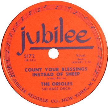 Orioles - Count Your Blessings Instead Of Sheep
